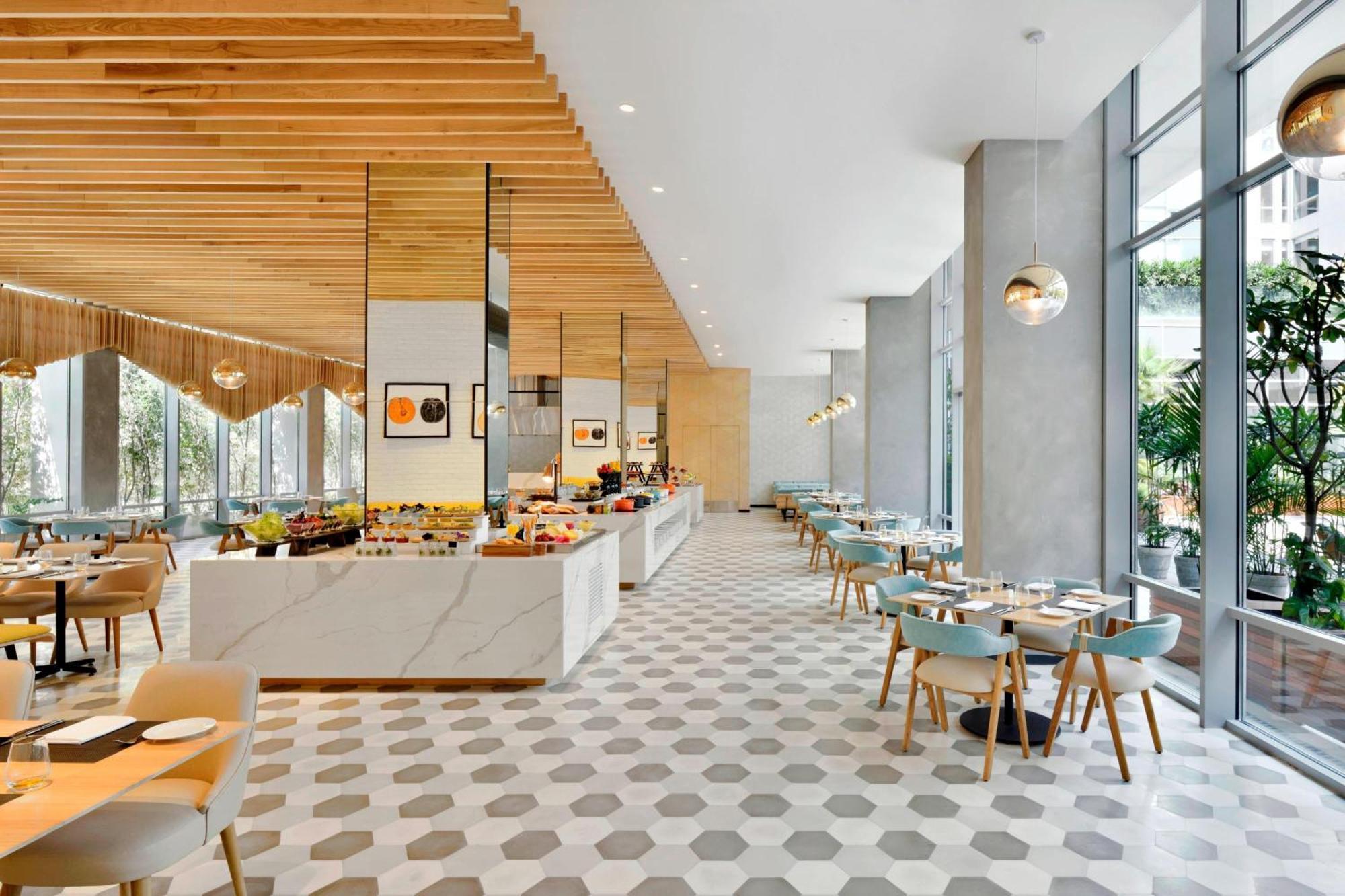 Aloft New Delhi Aerocity Exteriér fotografie The restaurant