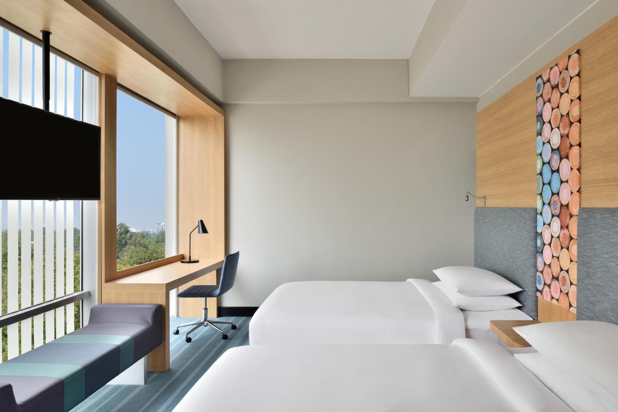 Aloft New Delhi Aerocity Exteriér fotografie A room at the hotel